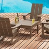 WestinTrends Outdoor Patio Modern Adirondack Coffee Table - 2 of 3
