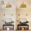 Parrot Uncle 14.6" Gold Semi-Flush Mount Ceiling Lights - 3 of 4