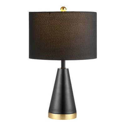 Penla 20'' Black and Brass Gold Table Lamp Set