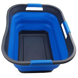 SAMMART 29L(7.6 gallon) Collapsible Plastic Laundry Basket - 1 of 4