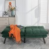 KTMBDW Upholstered Modern Folding Futon, Reclining Sofa Bed for Apartment - 3 of 4
