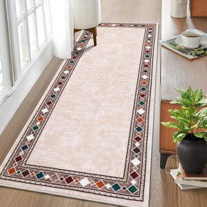 Washable Area Rugs for Living Room Non Slip Modern Rug - 1 of 4