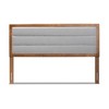 Dexter Fabric Upholstered Wood Headboard - Baxton Studio - 2 of 4