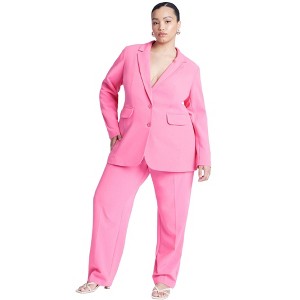 ELOQUII Women's Plus Size The 365 Straight Leg Pant - 1 of 4