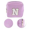 Unique Bargains Letter N Pattern Makeup Bag 1 Pc - 4 of 4