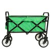 NAYSAYE Wagons Colorful Collapsible Cart with Strapping System for Outdoor Adventures, Green, 25.98"*17.32"*37.4" - 2 of 4