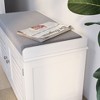 Sapphtopaz Storage Bench Shoe Rack Bench, Storage Organizer Ottoman Bench with Shoe Storage for Entryway Bedroom - 2 of 4