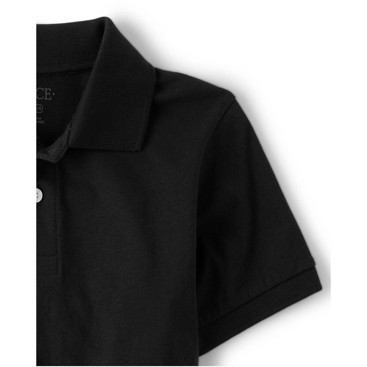The Children's Place Boys Uniform Short Sleeve Soft Jersey Polo - thumbnail 3
