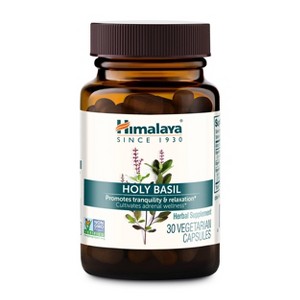 Himalaya Holy Basil Dietary Supplement Vegan Capsules - 30ct - 1 of 4
