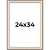 PosterPalooza | Contemporary Silver Picture Frame - UV Acrylic, Foam Board Backing, Hanging Hardware - 2 of 4