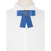 Elerevyo Women's Brooch Rhinestone Solid Color Bow Ties 1 Pc - 4 of 4
