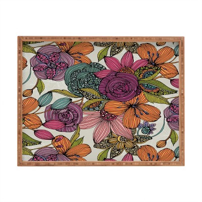 shanasart Tipsy Cowgirl Tan Rectangular Tray - Deny Designs