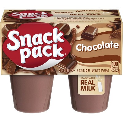 Snack Pack Chocolate Pudding - 12oz/4ct