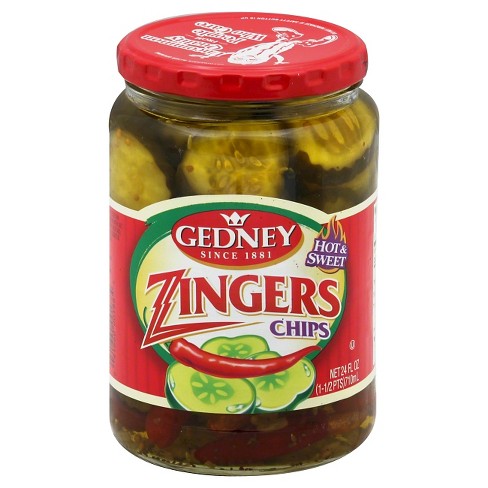 Gedney Pickles Hot & Sweet Zinger Chips - 24 fl oz - image 1 of 1