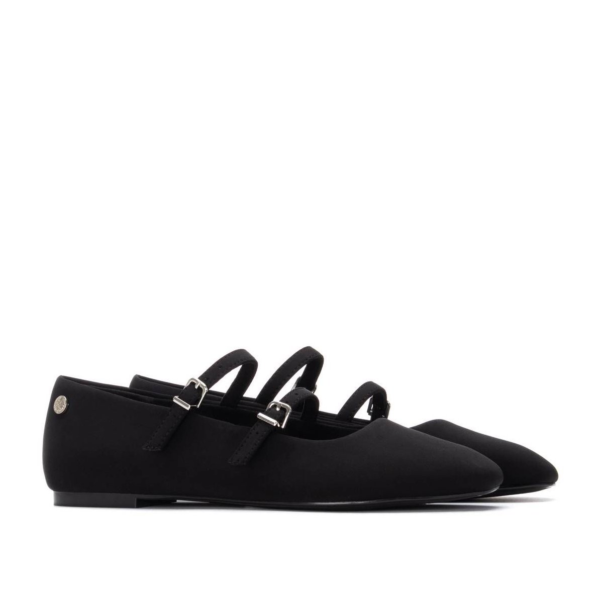 Обувь XTI Women's pointy toe ballerina flats 144701 BLACK 6 — фото 4