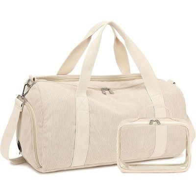 Generic Duffle Bag for Gym Sports Women Girls Workout Travel Bag Weekender with Shoe Compartment