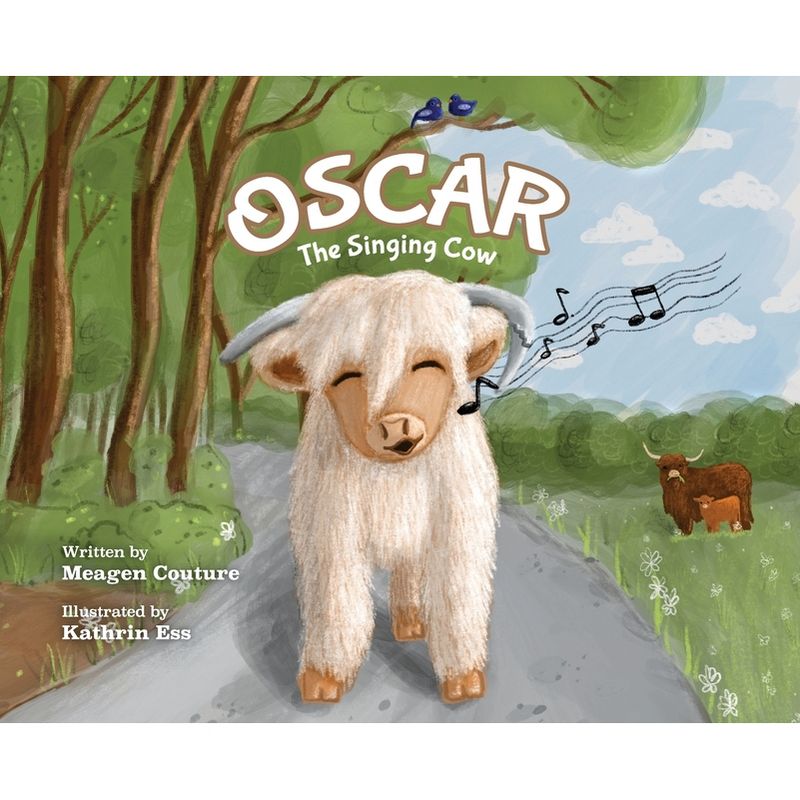 Oscar the Singing Cow - Large Print by  Meagen Couture (Hardcover), 1 of 2