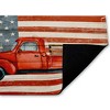 Stupell Industries Patriotic USA Flag Truck Printed Outdoor Door Mat, design by Kim Allen, 18"x30" - 2 of 4
