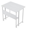 VYNXARIA Folding Desk Small Foldable Desk for Small Space, 31.5 Inches Writing Computer Desk in Study,80*58,white - 3 of 4