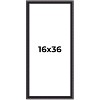 PosterPalooza | Panoramic Antique Red Picture Frame - UV Acrylic, Foam Board Backing, Hanging Hardware - 2 of 4