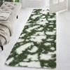 Machine Washable Rug Soft Fluffy Shaggy Area Rug Non Slip Ultra Soft Fluffy Indoor Floor Carpet for Living Room Bedroom Nursery - 3 of 4
