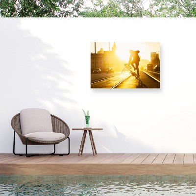 Trademark Fine Art - Evgeny Evtushenko Flatland Matted Framed Art