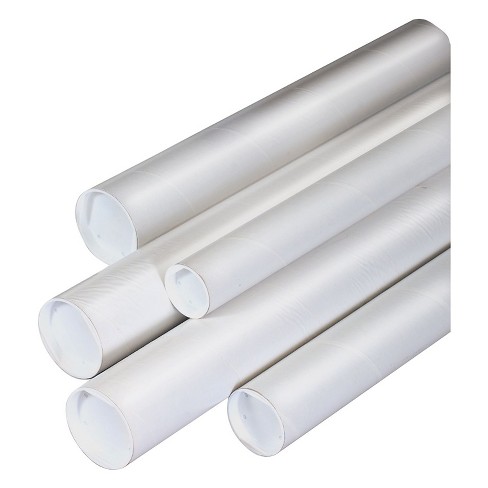 Partners Brand Mailing Tubes With Caps 1-1/2 X 30 White 50/case P1530w :  Target