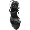 Journee Collection Womens Waverlee Open Toe High Stiletto Pumps Black 9.5 - 4 of 4