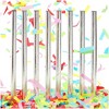 Sparkle and Bash Colorful Confetti Wands 8 Pack Biodegradable Tissue Paper for Wedding Party, Celebration and Brithday, 14" - 2 of 4