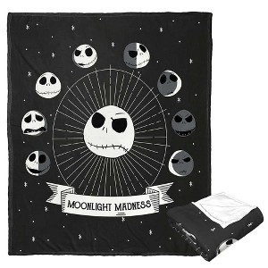 Disney Nightmare Before Christmas Phases Of Jack Silk Touch Throw Blanket 50x60 Inches - 1 of 4