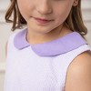 Hope & Henry Girls' Peter Pan Collar Seersucker Dress, Kids - 3 of 4