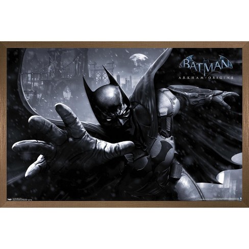 Trends International Dc Comics Video Game - Arkham Origins - Batman Framed  Wall Poster Prints Bronze Framed Version 