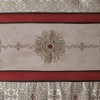 Grungis 72x72 Inch Polyester Embroidered Jacquard Shower Curtains  with 12 Button Holes on Top for Bathroom - 3 of 4