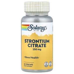 Solaray Strontium Citrate, 250 mg, 60 Vegcaps - 1 of 4