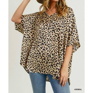 Women's Lani Leopard Blouse - Jodifl - 1 of 4
