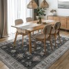 Abynow Vintage Floral Farmhouse Indoor Washable Area Rug - 3 of 4