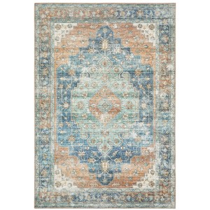 Oriental Weavers Myers Park MYP03 Orange/ Blue Indoor Area Rug - 7'8" x 10' - 1 of 4
