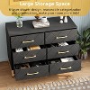 6 Drawer Dresser for Bedroom,TV Stand Dresser, Chest of Drawer Dressers Organizer for Living Room and Hallway Entryway - 3 of 4