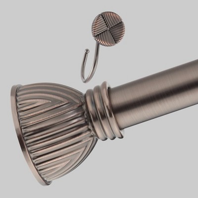 target double shower curtain rod
