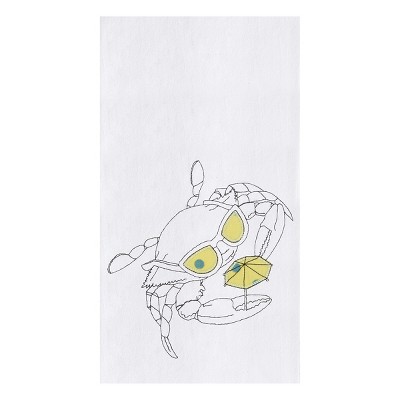 C&F Home Crab Flour Sack Cotton Kitchen Towel