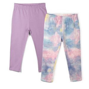 Mightly Girls Fair Trade Organic Cotton, Cropped Leggings 2-pack - 1 of 4