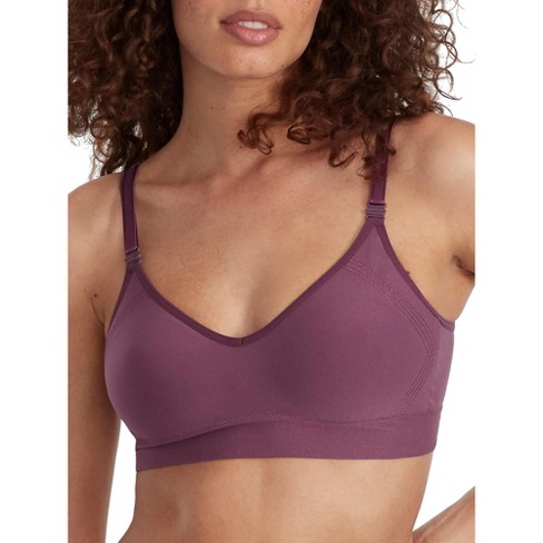Simply Perfect By Warner's Women's Longline Convertible Wirefree Bra -  Mauve 36d : Target