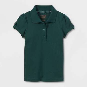 Toddler Girls' Short Sleeve Interlock Uniform Polo Shirt - Cat & Jack™