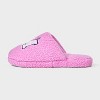 Women's Minnie Mouse Pink Fluffy Slippers - Light Pink - 2 of 4