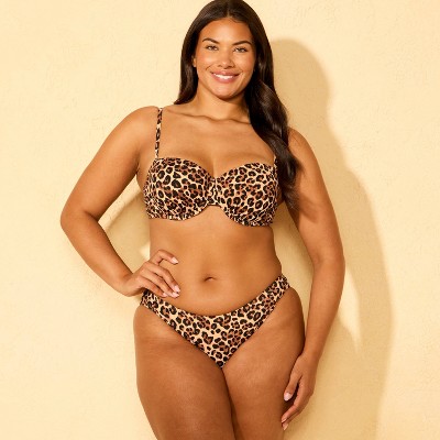 Shade & Shore Women's High Leg Cheeky Coverage Bikini Bottom - Shade & Shore™ Multi S — фото 4