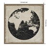 Amanti Art World News Map II by Elizabeth Medley Canvas Wall Art Print Framed 22 x 22-in. - 4 of 4