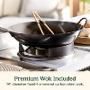 Cuisinart Outdoor Wok Cooking Station 50000 BTU Gas Grill CGG-1265 Black - 4 of 4