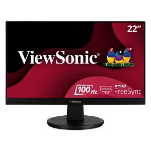 ViewSonic VA2247-MH 22 Inch Full HD 1080p Monitor with Ultra-Thin Bezel, AMD FreeSync, 100 Hz, Eye Care, HDMI, VGA Inputs for Home and Office - 1 of 4