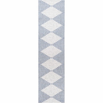 Hauteloom Stephan Blue & Cream Outdoor Rug