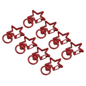 Unique Bargains DIY Craft Key Organization Lobster Claw Lanyard Swivel Clasps 8 Pcs - 1 of 4